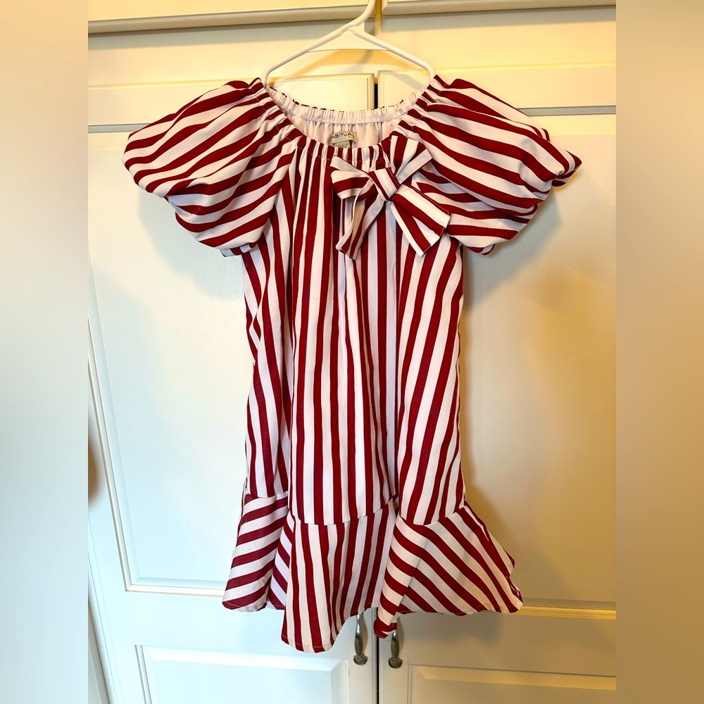Balloon sleeve dress